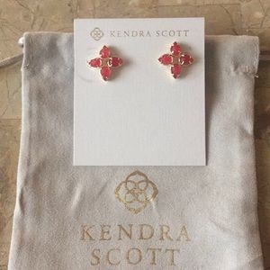 Berry Kendra Scott stud earrings